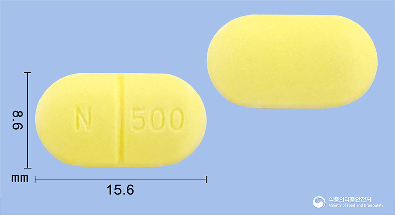 나부톤정500mg(나부메톤)(수출명: 큐레페인정) 등록 사진