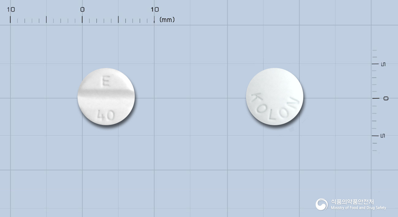 앤지비드서방정40mg(묽은이소소르비드이질산염) 등록 사진
