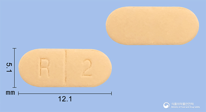 리페리돈정2밀리그램(리스페리돈)(수출명:Riperidone Tab.2mg) 등록 사진
