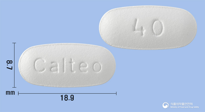 칼테오-40정(Calteo-40Tablets) 등록 사진