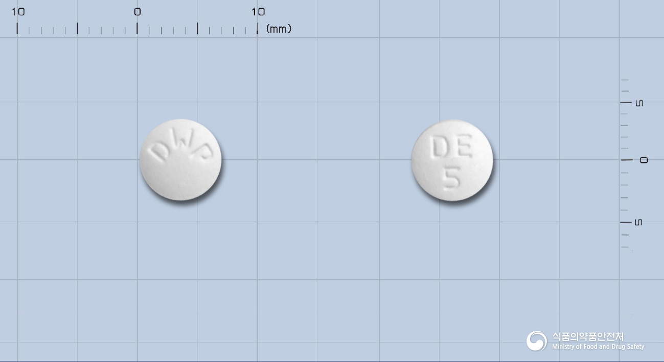 대원염산도네페질정5mg(도네페질염산염) 등록 사진