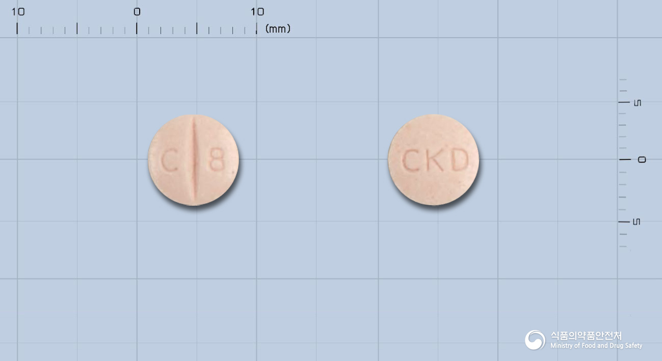 칸데모어정8밀리그램(칸데사르탄실렉세틸) 등록 사진