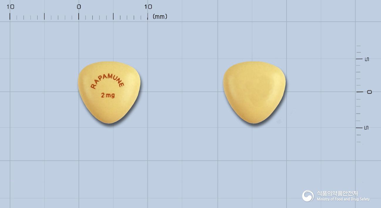 라파뮨정2밀리그램(시롤리무스) 등록 사진