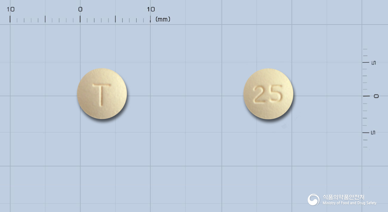 트락손정25밀리그램(날트렉손염산염) 등록 사진