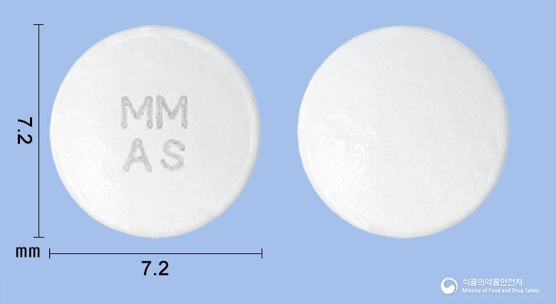명문아스피린장용정100mg 등록 사진