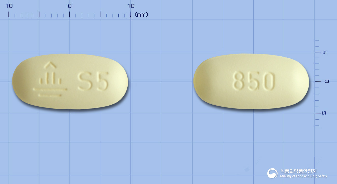 자디앙듀오정5/850밀리그램 등록 사진