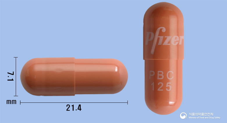 입랜스캡슐125mg(팔보시클립) 등록 사진