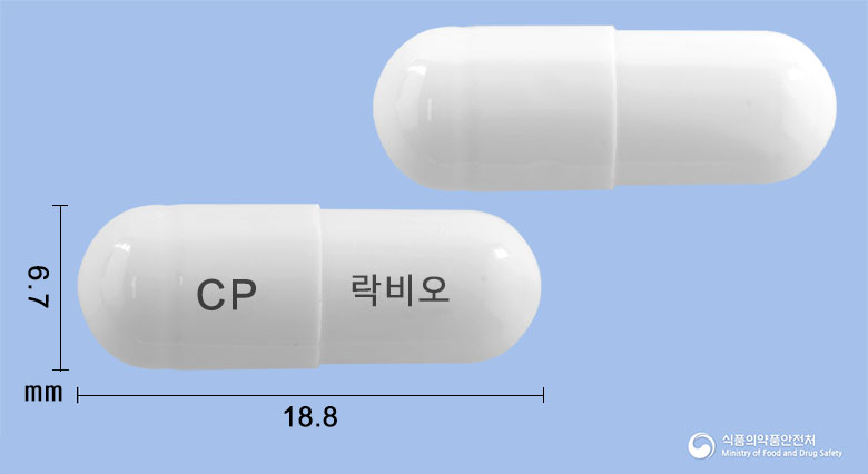 락비오캡슐(바실루스리케니포르미스균) 등록 사진