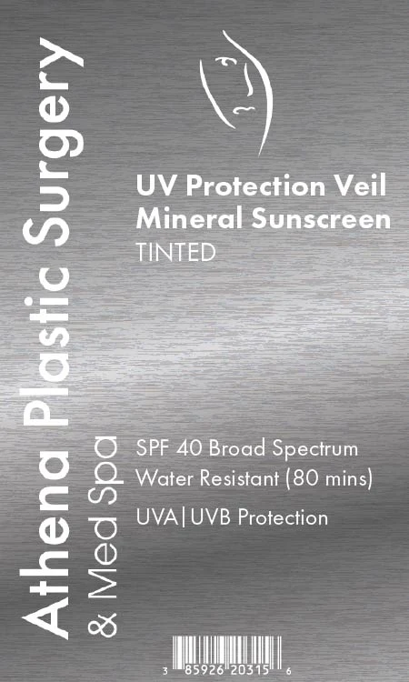 UV Protection Veil Mineral Sunscreen, tinted 포장