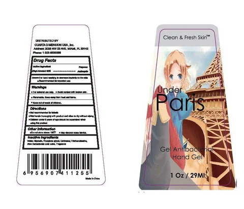 Under Paris Hand Sanitizer 포장