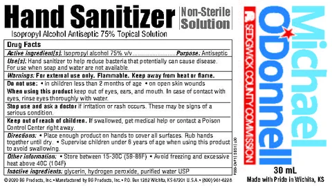 Hand Sanitizer packaging
