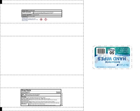 Biopure Antibacterial Hand Wipes 포장
