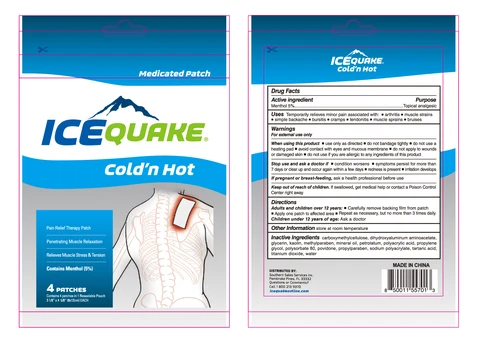 Icequake Coldn Hot medicated patch 포장