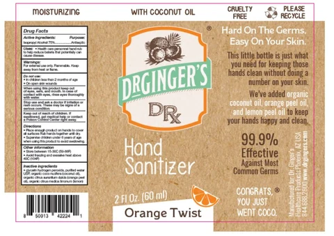 Hand Sanitizer packaging