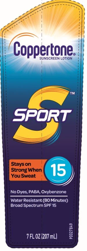 Coppertone Sport Sunscreen SPL 15 포장