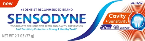 Sensodyne Cavity and Sensitivity 포장