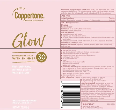 Coppertone Glow Suncreen SPF 30 포장