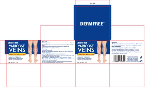 DERMFREE VARICOSE VEINS 포장