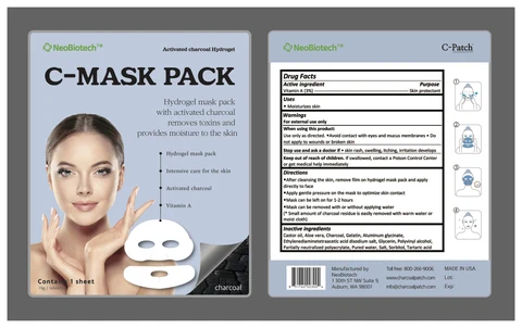 C-Mask Pack packaging