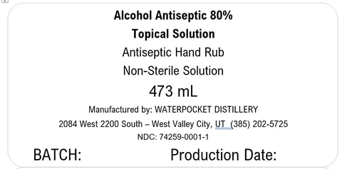 Hand Sanitizer packaging