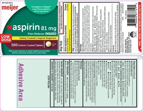 Aspirin 81 mgLow Dose 포장