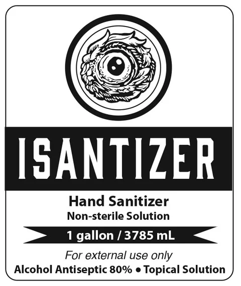Isantizer Hand Sanitizer 포장