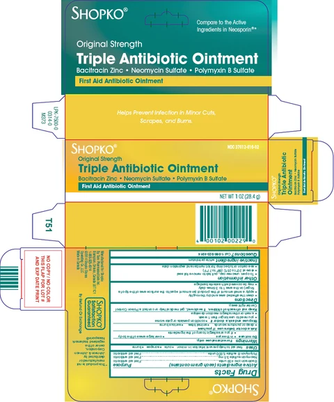 Shopko Triple Antibiotic 포장