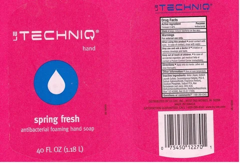 LE TECHNIQSPRING FRESH packaging