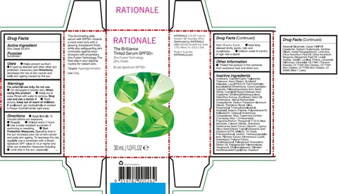 Rationale The Brilliance Tinted Serum SPF 50 포장