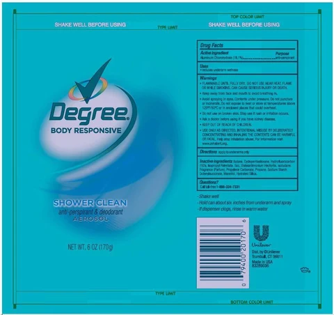 DegreeBody Responsive Shower Clean Antiperspirant 포장