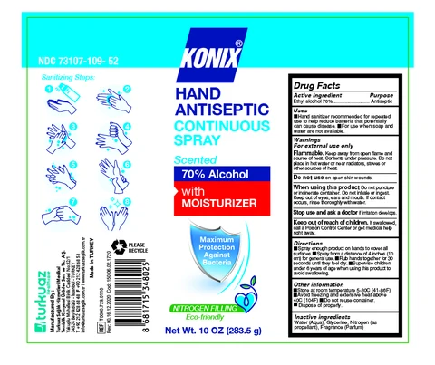 Konix Hand Antiseptic Spray