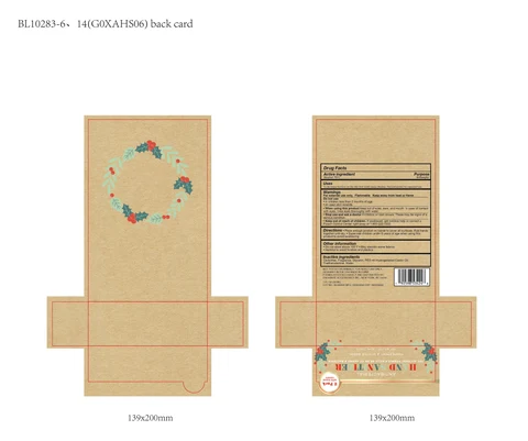 BODY PRESCRIPTIONS ANTIBACTERIAL HAND SANITIZER 2 Pack PEPPERMINT and WINTER BERRY 포장