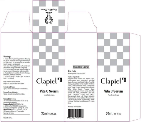 Clapiel Vita C Serum packaging