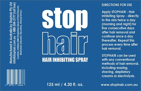 stop hair 포장