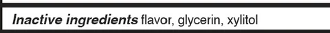 Inactive Ingredients