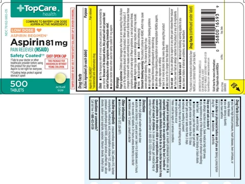 Low Dose Aspirin packaging