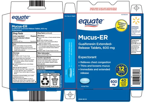 equate mucus-er packaging