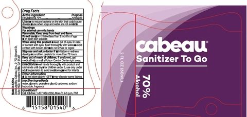 cabeau Sanitizer To Go 포장