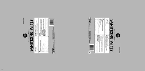 Sani Professional Brand Sanitizing Wipes 포장