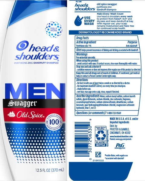 Head and Shoulders Men Advanced Series Swagger Old Spice packaging