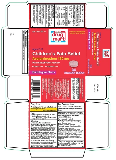 Childrens Pain Relief packaging