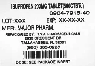 Ibuprofen 포장