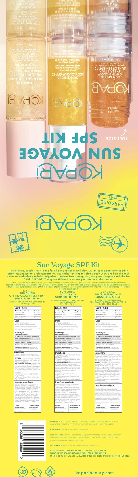 Sun Voyage Kit 포장
