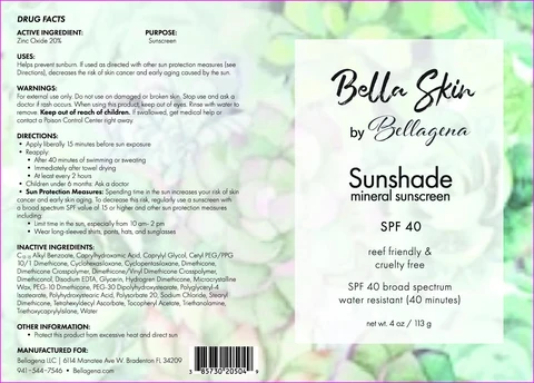 Sunshade Mineral Sunscreen 포장