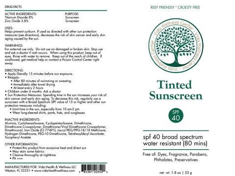 Tinted Sunscreen packaging