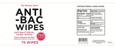 BB1720B ANTIBACTERIAL HAND WIPES CHERRY BLOSSOM SCENTEDBB1720B 포장