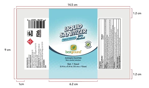 Sanitizing Wipes 포장