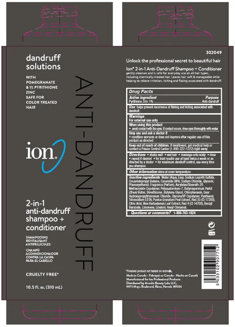ion 2 in 1 anti-dandruffAnti-dandruff packaging