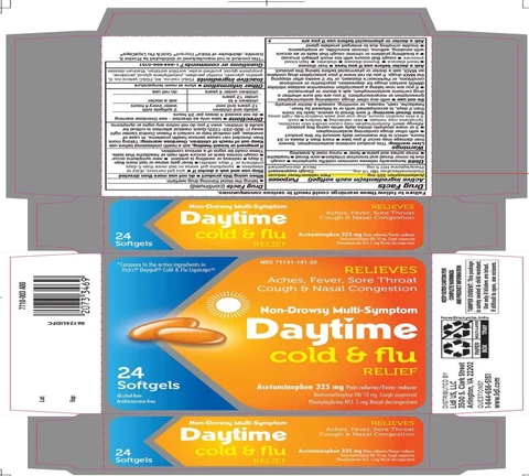 LIDL Daytime Cold and Flu ReliefMulti Symptom packaging