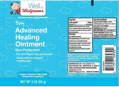 WELL AT WALGREENS BABY ADVANCED HEALING 포장